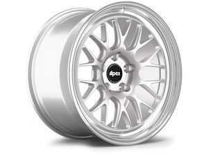 ES#4829899 - ML10199548130RKT - 19" APEX ML-10RT Forged Wheels - Staggered Set Of Four - 19x9.5" ET48 / 19x12 ET46 5x130 - Machined Lip Race Silver - APEX Wheels - Porsche