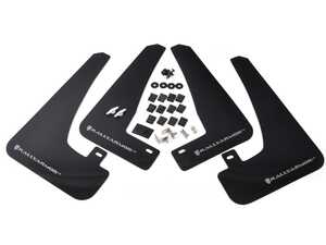 ES#4623516 - MF102-UR-BLK/DGR - Rally Armor 2022 Tesla Model X Black UR Mud Flap W/ Dark Grey Logo - Rally Armor - 