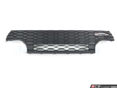 ES#4375026 - 51119450618 - Front Grille -  JCW with Logo - Main front grille for factory JCW or JCW Aero Kit cars, NON PDC - Genuine MINI - MINI