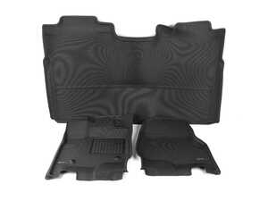 ES#4632247 - L1FR08301509 - 3D MAXpider FORD F-150 2015-2022 / F-150 LIGHTNING 2022 SUPERCREW KAGU BLACK R1 R2 (2 EYELETS, NOT FIT 4X4 M/T FLOOR SHIFTER, NOT FIT FOLD-FLAT STORAGE 2ND ROW) - 3D MAXpider - 