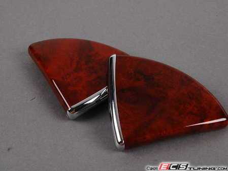 ES#1764228 - 2116803684 - Center Console Trim - Designo Wood Finish Burred Walnut Veneer - Genuine Mercedes Benz - Mercedes Benz