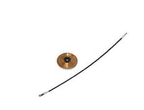 ES#4826866 - 99356192203 - Convertible Top Cable - Motor To Transmission With Gear - Right Side Fitment - Hamburg Tech - Porsche