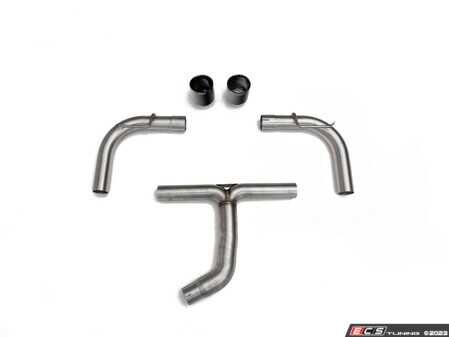 ES#4840030 - 054090LA02 - MK8 GTI Muffler Delete Kit - Enhance your stock exhaust system with our bolt-on muffler delete kit. Drop weight, reduce restriction, and hear your four cylinder scream! - ECS - Volkswagen