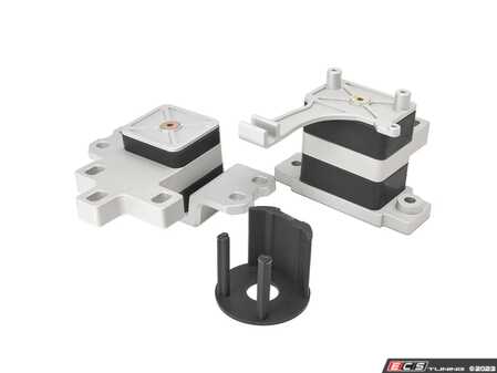 ES#4827877 - EBFI77-K7-4T21 - BFI Stage 1 Engine Mount Kit - Version 2 Torque Arm  - Billet engine and transmission mounts with 70A durometer dogbone insert - Black Forest Industries - Volkswagen