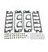 ES#2816498 - 93010590200 - Valve Cover Gasket Set - OEM Graphite Gaskets - Includes upper and lower gaskets for both banks - Hamburg Tech - Porsche