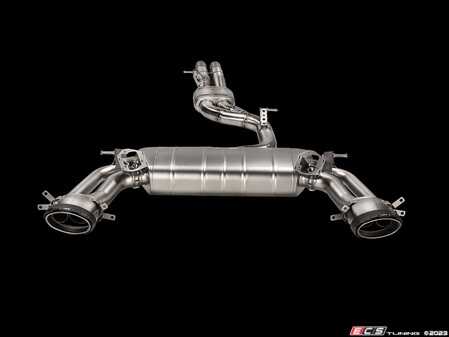 ES#4828195 - S-AU/TI/24H - Evolution Line Exhaust (Titanium) 8Y RS3 - Weighing in at 36.2% lighter than the standard setup - Akrapovic - Audi