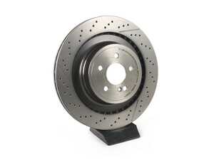 ES#4485683 - 2124230412 - Rear Brake Rotor - Priced Each - Brembo - Mercedes Benz