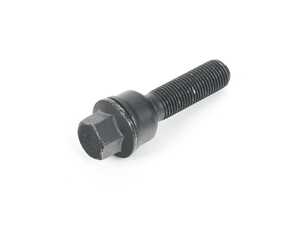 ES#4147788 - 1454507ASW - Floating Ball Seat Wheel Bolt (Black) - 14x1.5x45mm - Priced Each - Black zinc coated wheel bolts made specifically for OE wheels - H&R - Audi