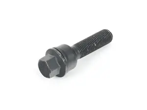 Floating Ball Seat Wheel Bolt (Black) - 14x1.5x45mm - Priced Each