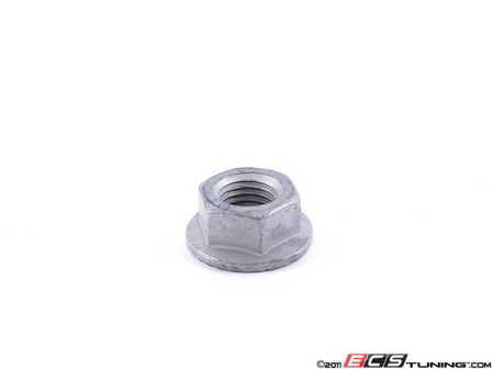 ES#57151 - 33306777695 - Hex Nut With Collar - Priced Each - ( M12X1,5-10-ZNS3) Located on the front carrier for suspension - Genuine MINI - MINI