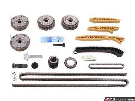 ES#4829946 - 0009930676kit - M272 V6 Timing Chain Kit  - Ultimate - Includes camshaft adjusters, slide rails, a crankshaft seal, and a chain tensionereverything you need to properly time your engine and keep it running smoothly for miles to come. - Vaico - Mercedes Benz