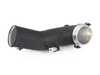 ES#4784873 - 15-007 - B58TU Charge Pipe - Wrinkle Black - Featuring high-quality aluminum construction, integrated water/methanol bosses, and CNC machined sealing surfaces! - Active Autowerke - BMW