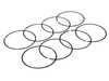 ES#3675520 - 345812 - JE Performance Forged Piston Set - Includes rings, wire locks, and 22mm wrist pins - 82.5mm bore (stock), 9.6:1 CR, 92.8mm stroke (stock) - JE Piston - Audi Volkswagen