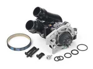 ES#4782978 - 06J121026BHH - Water Pump Kit - Includes a new water pump, belt, thermostat/housing, gaskets & hardware - Hepu - Audi Volkswagen