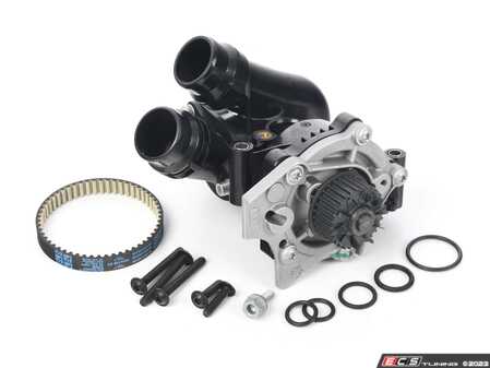 ES#4782978 - 06J121026BHH - Water Pump Kit - Includes a new water pump, belt, thermostat/housing, gaskets & hardware - Hepu - Audi Volkswagen
