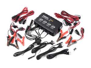 ES#4364629 - GENIUS2X4 - GENIUS 4 Bank 6V / 12V 8 Amp Battery Charger - NOCO - Similar to the G4, just better. It's 40% smaller and delivers 140% more power. It's the all-in-one 4-bank solution - battery charger, battery maintainer, trickle charger, plus battery desulfator. - NOCO - Audi BMW Volkswagen Mercedes Benz MINI Porsche