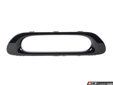 ES#2729039 - 51127320815 - Cover for Rear Fog Light Trim - Black  - Located around the rear fog light if optioned, stock bumper - Genuine MINI - MINI