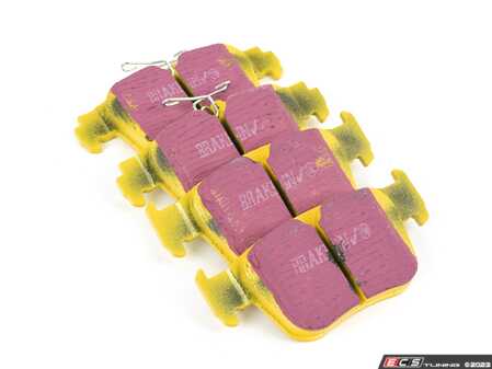 ES#4765709 - DP42438R - Rear YellowStuff Performance Brake Pad Set - EBC's premium sport street pad that offers high friction levels and heat fade resistance - EBC - Audi Volkswagen