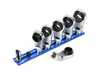 ES#4829918 - NORA150XL - 6 Piece 12-Point Nano Flex Offset Ratcheting Attachment Set  3/8" Drive - Attach a ratchet head to any 3/8" drive chuck and turn it into a flex-head ratchet! - VIM Tools - Audi BMW Volkswagen Mercedes Benz MINI Porsche