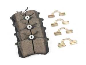 ES#3463371 - Z26-340 - Z26 Extreme Rear Brake Pad Set - Carbon fiber and ceramic hybrid that resists fade to 1500 degrees. - Power Stop - Audi Volkswagen