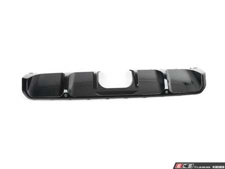 ES#4375054 - 51125A3C9E5 - Rear Bumper Diffuser - JCW  - Mounts to the bottom of the factory JCW or upgraded JCW bumper, PDC Version - Genuine MINI - MINI
