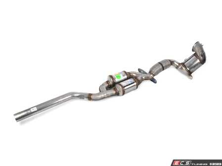 ES#4413343 - 5WA254501C - Downpipe With Catalytic Converter - OE Replacement Downpipe - Genuine Volkswagen Audi - Volkswagen