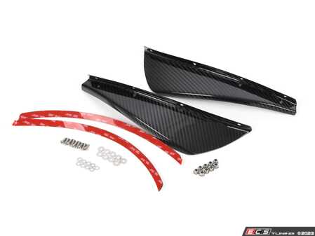 ES#4772618 - A0203A - Dive Plane (Canard) Kit - Adds front-end downforce without the necessity of moving the front splitter further forward - Verus Engineering - BMW