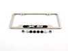 ES#196128 - 82120418629 - BMW License Plate Frame - X5 - (NO LONGER AVAILABLE) - Polished plate frame with the X5 insignia - Genuine BMW - 