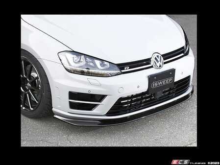 ES#4830362 - IS.G7R.FLS - Front Lip Spoiler - complement the already sporty appearance of the Golf 7 R - iSWEEP - Volkswagen