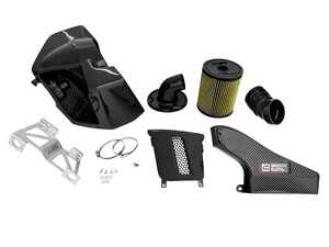 ES#4043338 - 2660-15060 - AirGate Carbon Fiber Intake - With Lid - Intoxicating turbo spool when under boost with lid off, stealthy with lid on - AWE - Audi