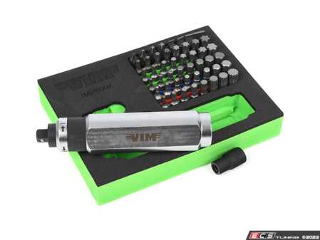 ES#4829844 - IMP600K - 3/8 Drive Impact Driver With 6 Impact Bit Sets - Get through those stuck fasteners quickly and without finding your bit set buried in your toolbox. This set has it all - just slide the EVA foam into your toolbox for ease. - VIM Tools - Audi BMW Volkswagen Mercedes Benz MINI Porsche