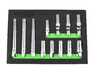 ES#4829841 - mspm100 - 12 Piece 3/8" Drive Magnetic Spark Plug Master Set - Never worry about missing a spark plug socket - this set will cover it all, both SAE and metric. - VIM Tools - Audi BMW Volkswagen Mercedes Benz MINI Porsche