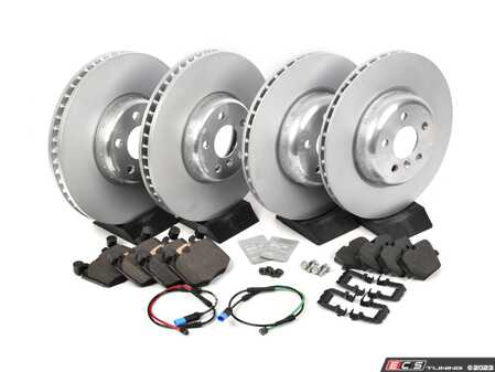 ES#4809703 - 34206888835KT - Front & Rear Brake Service Kit - Includes front & rear brake pads, rotors, pad wear sensors, set screws, and pad paste. - Genuine BMW - BMW