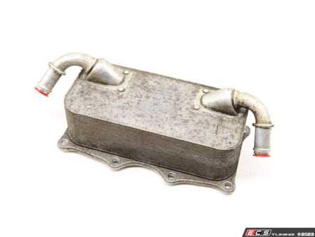 ES#3272292 - 94610728130 - Engine Oil Cooler - If your oil cooler is leaking or has cracked, replace it today with this new unit! - Genuine Porsche - Porsche