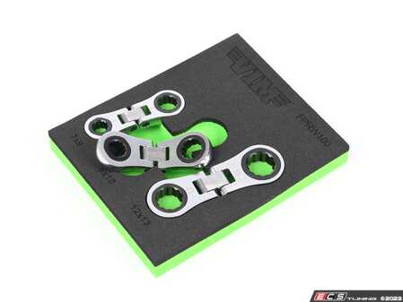 ES#4471941 - FPRW100 - Nano Flex Ratcheting Wrench Set - Kit is compact to easily be used in tight areas. - VIM Tools - Audi BMW Volkswagen Mercedes Benz MINI Porsche