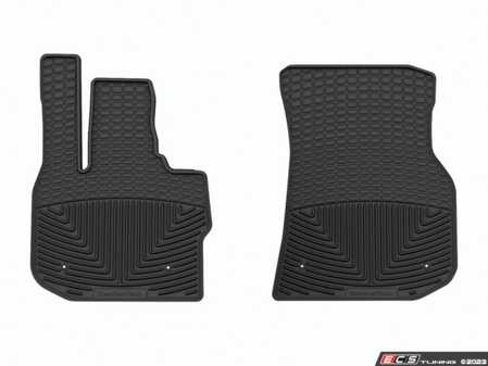 ES#4830637 - W659 - Front All-Weather Floor Mats - WeatherTech Front Rubber Floor Mats - WeatherTech - BMW
