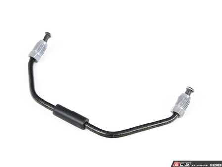 ES#3255946 - 7P5615702B - Front Brake Caliper Hydraulic Line - Right - Front Axle, Right Side - Hard Brake line for caliper - Genuine Porsche - Porsche
