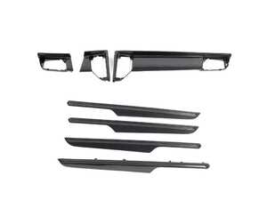 ES#4827870 - I162.I163 - Rennline Carbon Interior Trim Kit - 95B.1 - Enhance your Porsche Macan 95B.1 interior with Rennline's full replacement Carbon Fiber Interior Trim Kit! - Rennline - Porsche