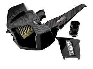 ES#4043328 - 2660-15032 - AirGate Carbon Fiber Intake - With Lid - Max gains of 16 hp and 3 ft-lbs of torque at the wheels for B9 / 9.5 RS 4 / RS 5 2.9TT (with piggyback tuner) - AWE - Audi