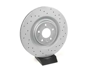 Rear Brake Rotor Cross Drilled - Priced Each