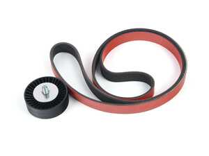 ES#4045332 - n54acdltKT - N54 AC Delete Kit - Includes new idler pulley and shorter belt for deleting your AC compressor - Assembled By ECS - BMW