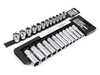 ES#4779925 - 006002sch01a01KT - 24 Pc. 3/8" Drive 6 Point Metric Socket Set - Deep And Standard - Complete 3/8-inch deep and shallow socket set with sizes 8-19mm and sliding rail organizers. - Schwaben - Audi BMW Volkswagen Mercedes Benz MINI Porsche