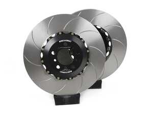 ES#4623704 - A1-220 - Front 2-Piece Brake Rotors - Pair - 400mm - Replace your incredibly expensive carbon ceramic rotors with these floating cast iron conversions - Girodisc - BMW