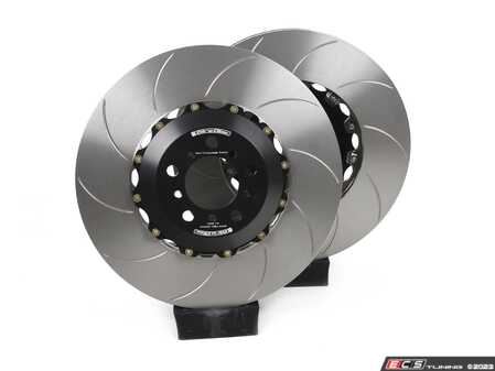ES#4623704 - A1-220 - Front 2-Piece Brake Rotors - Pair - 400mm - Replace your incredibly expensive carbon ceramic rotors with these floating cast iron conversions - Girodisc - BMW