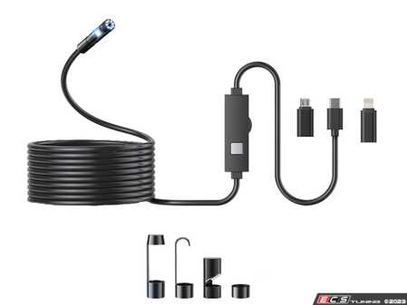 ES#4830634 - PH0NEBORESCOPE - Borescope Inspection Camera For Phone - Get a borescope to see the problem yourself without tearing apart your car for the wrong problem. - Bav Auto Tools - Audi BMW Volkswagen Mercedes Benz MINI Porsche