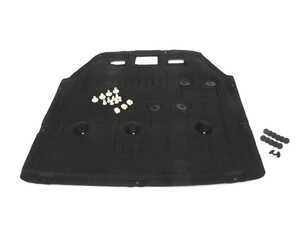 ES#4758582 - 51757343141KT - UnderHood Shield / Belly Pan And Install Hardware Kit - Mounts to the bottom of the car under the engine - Assembled By ECS - MINI