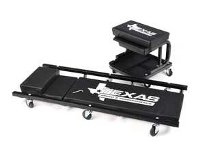 ES#4830135 - TSP-CreeperCombo - Adjustable Creeper And Mechanic's Seat Bundle - Get two quality creepers for the price of one - a creeper for laying down and a mechanic's seat to sit upright. - Texas Speed and Performance - Audi BMW Volkswagen Mercedes Benz MINI Porsche