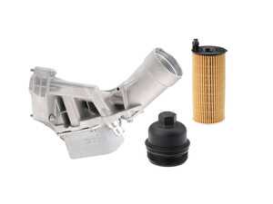 ES#4833873 - 11428596283PRM - Aluminum Oil Filter Housing - Ugrade your oil filter housing and prevent the chance of oil or coolant loss due to a cracked housing - URO Premium - BMW