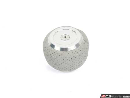 ES#4272243 - L151GR - LEYO Grey Nappa Leather DSG Shift Knob - Silver Anodized - Replace your worn DSG shift knob with this stylish nappa leather alternative - LEYO - Audi Volkswagen