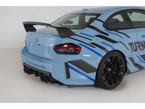 ES#4829938 - 053235la01KT - Turner Motorsport Rear Spats - Satin Black - G87 M2 - Accentuate the aggressive rear-end aesthetics of your M2 with a pair of direct-fit aluminum spats! - Turner Motorsport - BMW